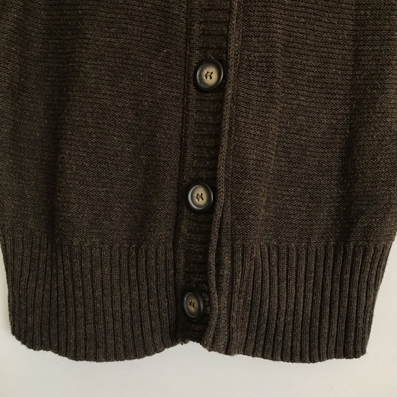 Veronika Maine Sml Olive Green Collared Cardi Knit - Picture 5 of 13